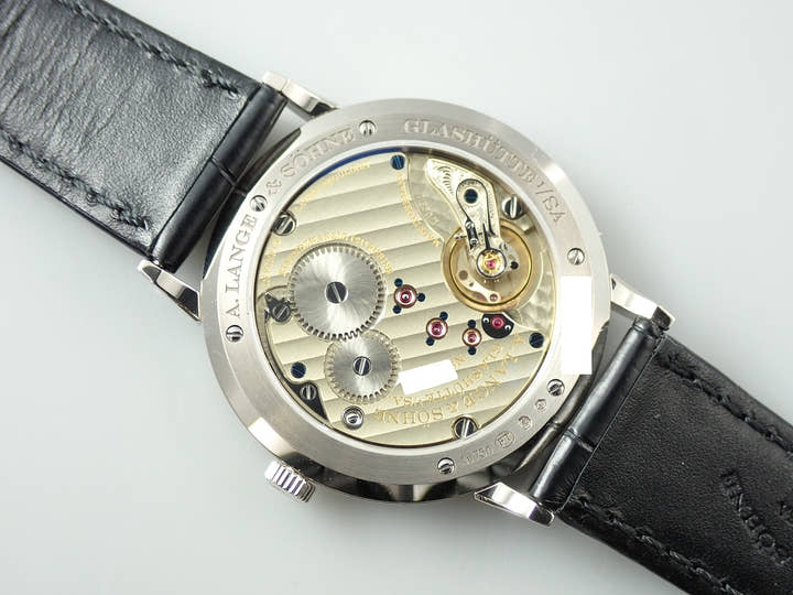 A.ランゲ＆ゾーネ サクソニア フラッハ Ref.201.027 シルバー文字盤 美品 J94F3ZSK