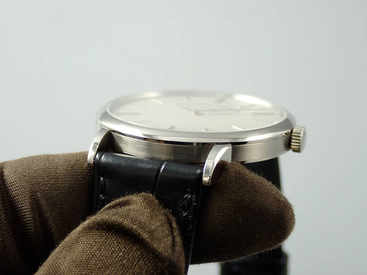 A.ランゲ＆ゾーネ サクソニア フラッハ Ref.201.027 シルバー文字盤 美品 J94F3ZSK