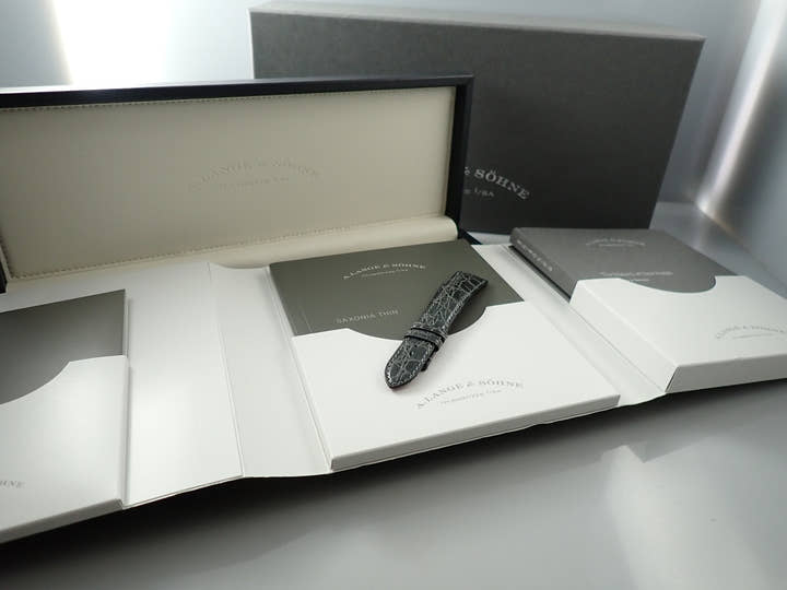 A.ランゲ＆ゾーネ サクソニア フラッハ Ref.201.027 シルバー文字盤 美品 J94F3ZSK