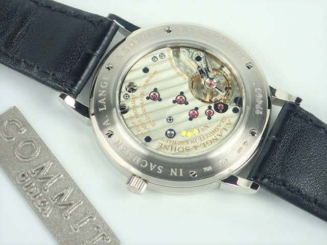 A.ランゲ＆ゾーネ サクソニア Ref.215.029 ブラック文字盤 中古 saxonia-4