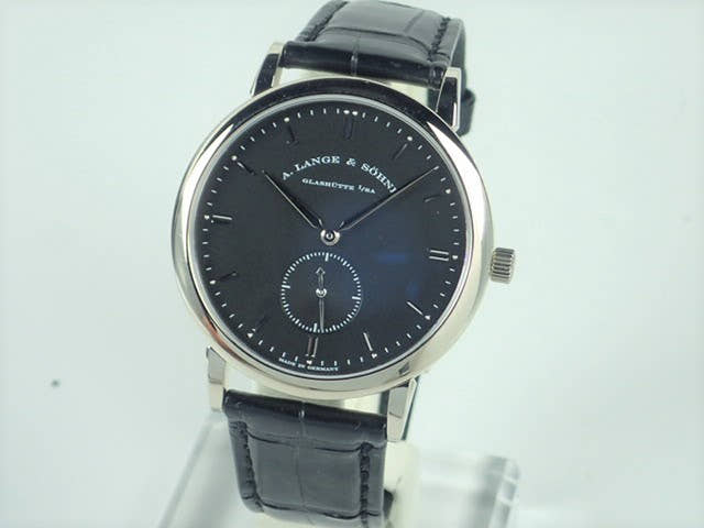 A.ランゲ＆ゾーネ サクソニア Ref.215.029 ブラック文字盤 中古 saxonia-4