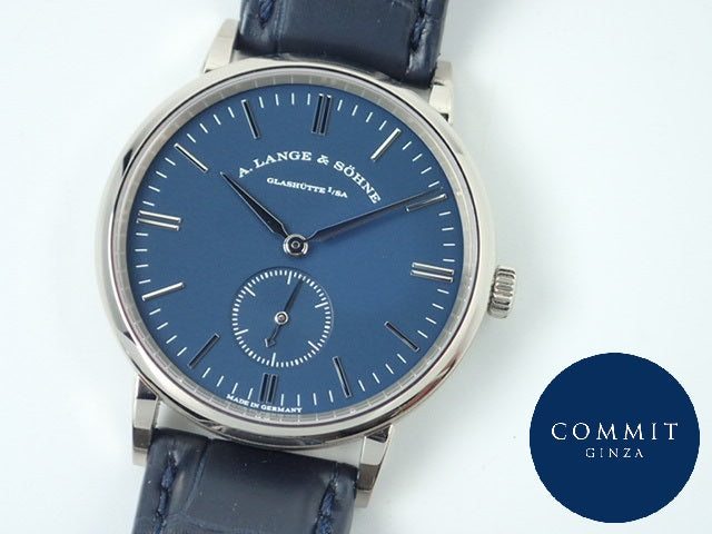 A. Lange &amp; Söhne Saxonia Deep Blue 18KWG