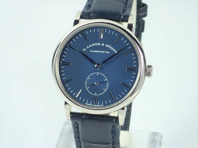 A.ランゲ＆ゾーネ サクソニア Ref.219.028 ブルー文字盤 中古 saxonia-6