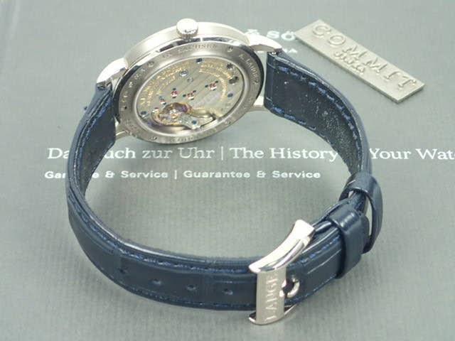A.ランゲ＆ゾーネ サクソニア Ref.219.028 ブルー文字盤 中古 saxonia-6