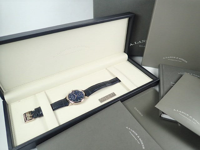 A. Lange &amp; Söhne Saxonia Deep Blue 18KWG