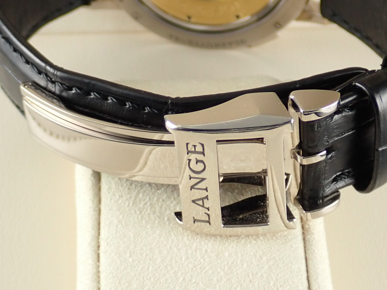 A. Lange &amp; Söhne Saxonia Outsize Date 18KWG &lt;Warranty, Box, etc.&gt;