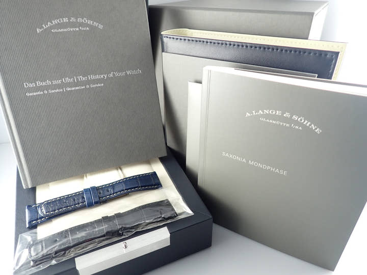 A.ランゲ＆ゾーネ サクソニア Ref.384.026 シルバー文字盤 中古 saxonia-8