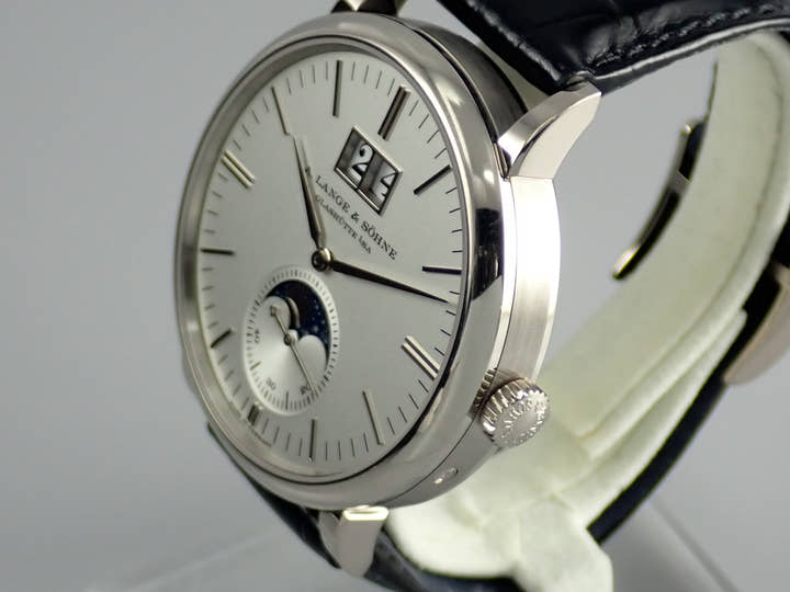 A.ランゲ＆ゾーネ サクソニア Ref.384.026 シルバー文字盤 中古 saxonia-8