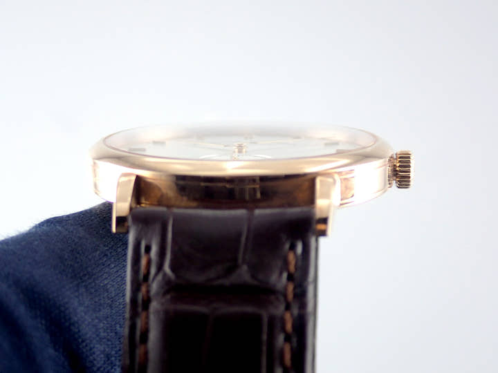 A.ランゲ＆ゾーネ サクソニア Ref.216.032 シルバー文字盤 中古 saxonia-9