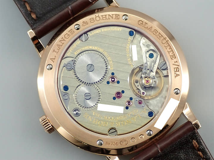 A.ランゲ＆ゾーネ サクソニア フラッハ Ref.201.033 シルバー文字盤 美品 YSW6Z605