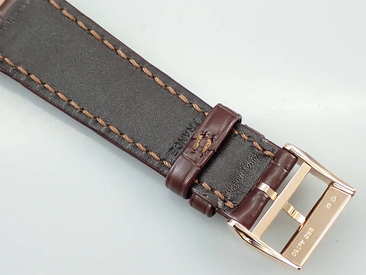 A.ランゲ＆ゾーネ サクソニア フラッハ Ref.201.033 シルバー文字盤 美品 YSW6Z605