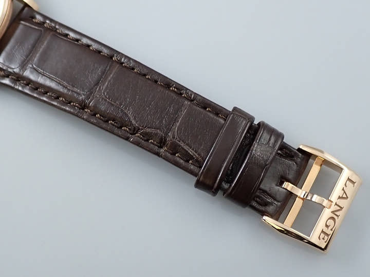 A.ランゲ＆ゾーネ サクソニア フラッハ Ref.201.033 シルバー文字盤 中古 3RK4P3HS