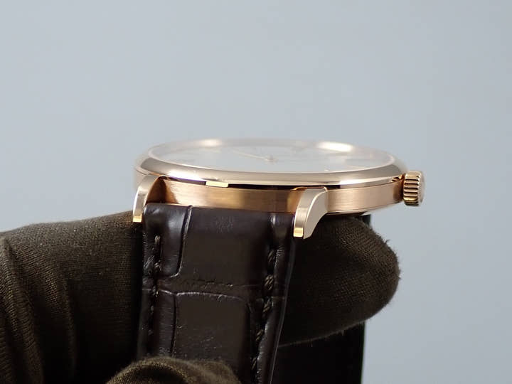 A.ランゲ＆ゾーネ サクソニア フラッハ Ref.201.033 シルバー文字盤 中古 3RK4P3HS