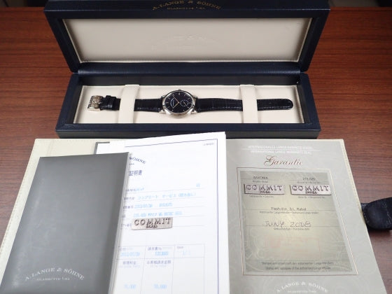 A. Lange &amp; Söhne Saxonia 18KWG Ref.215.029