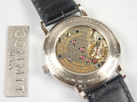 A.ランゲ＆ゾーネ サクソニア Ref.215.029 ブラック文字盤 中古 saxonia