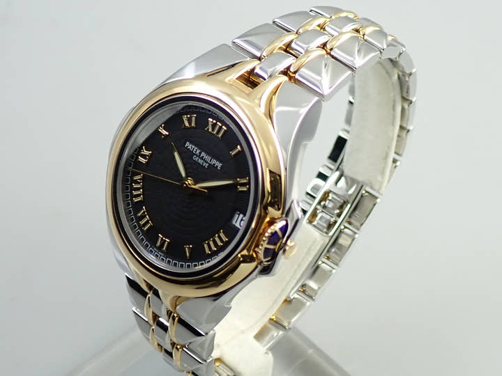 パテックフィリップ スカルプチャー Ref.5091/1JA-001 イエローゴールド ブラック文字盤