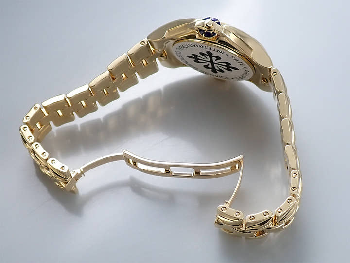 パテックフィリップ スカルプチャー Ref.5091/1J-001 イエローゴールド ホワイト文字盤