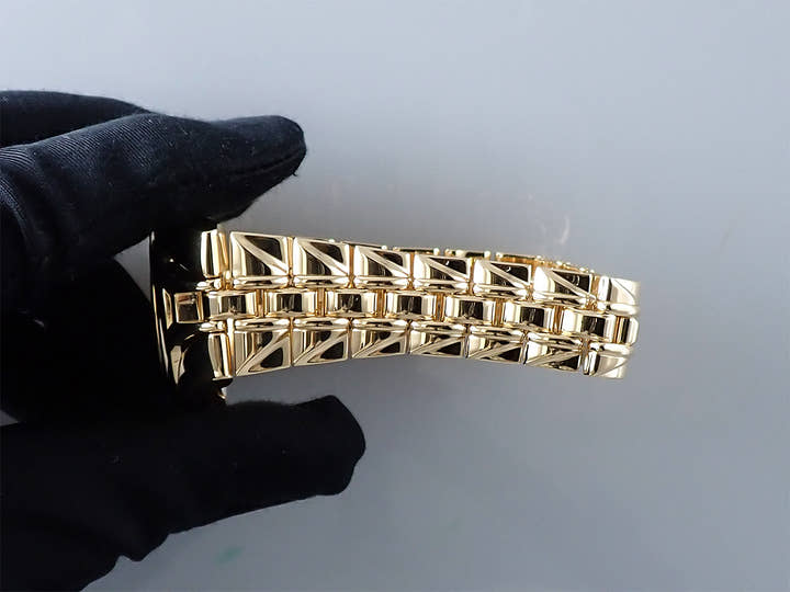 パテックフィリップ スカルプチャー Ref.5091/1J-001 イエローゴールド ホワイト文字盤