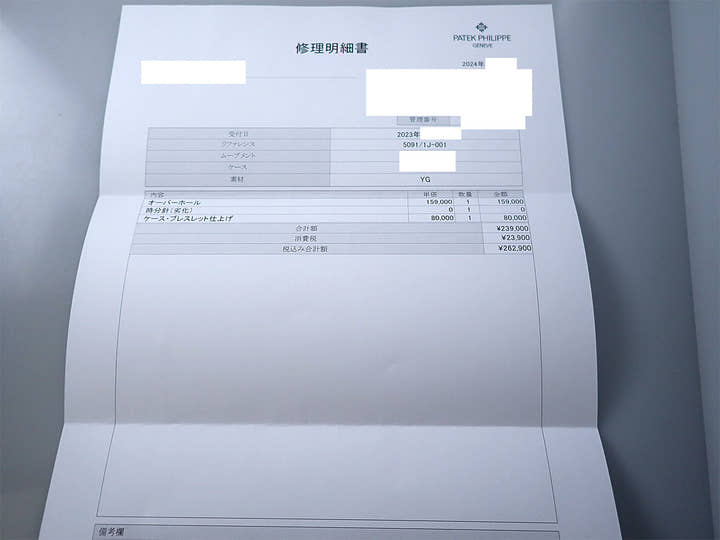 パテックフィリップ スカルプチャー Ref.5091/1J-001 イエローゴールド ホワイト文字盤