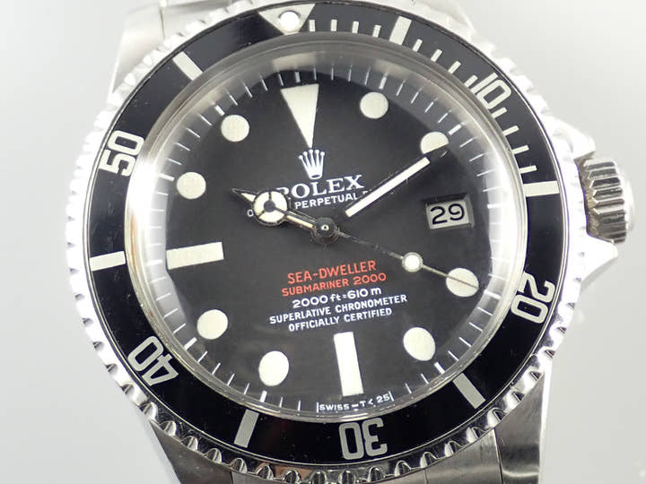 ロレックス シードゥエラー Ref.1665 ブラック文字盤 中古 sea-dweller-116