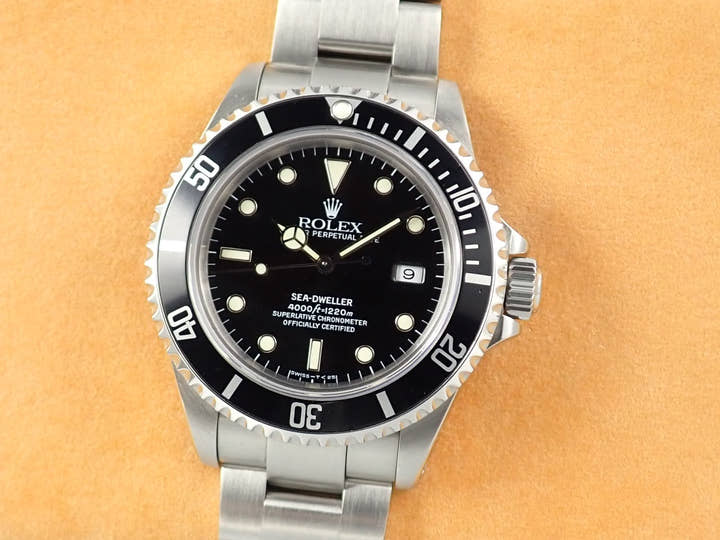 ロレックス シードゥエラー Ref.16600 ステンレススチール ブラック文字盤