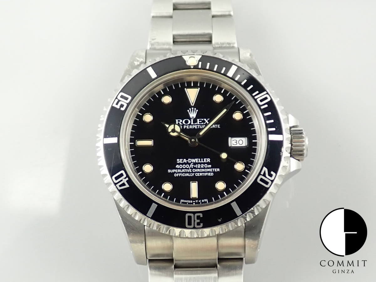 ロレックス シードゥエラー Ref.16600 ステンレススチール ブラック文字盤
