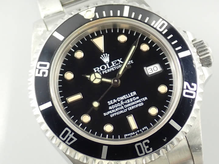 ロレックス シードゥエラー Ref.16600 ステンレススチール ブラック文字盤