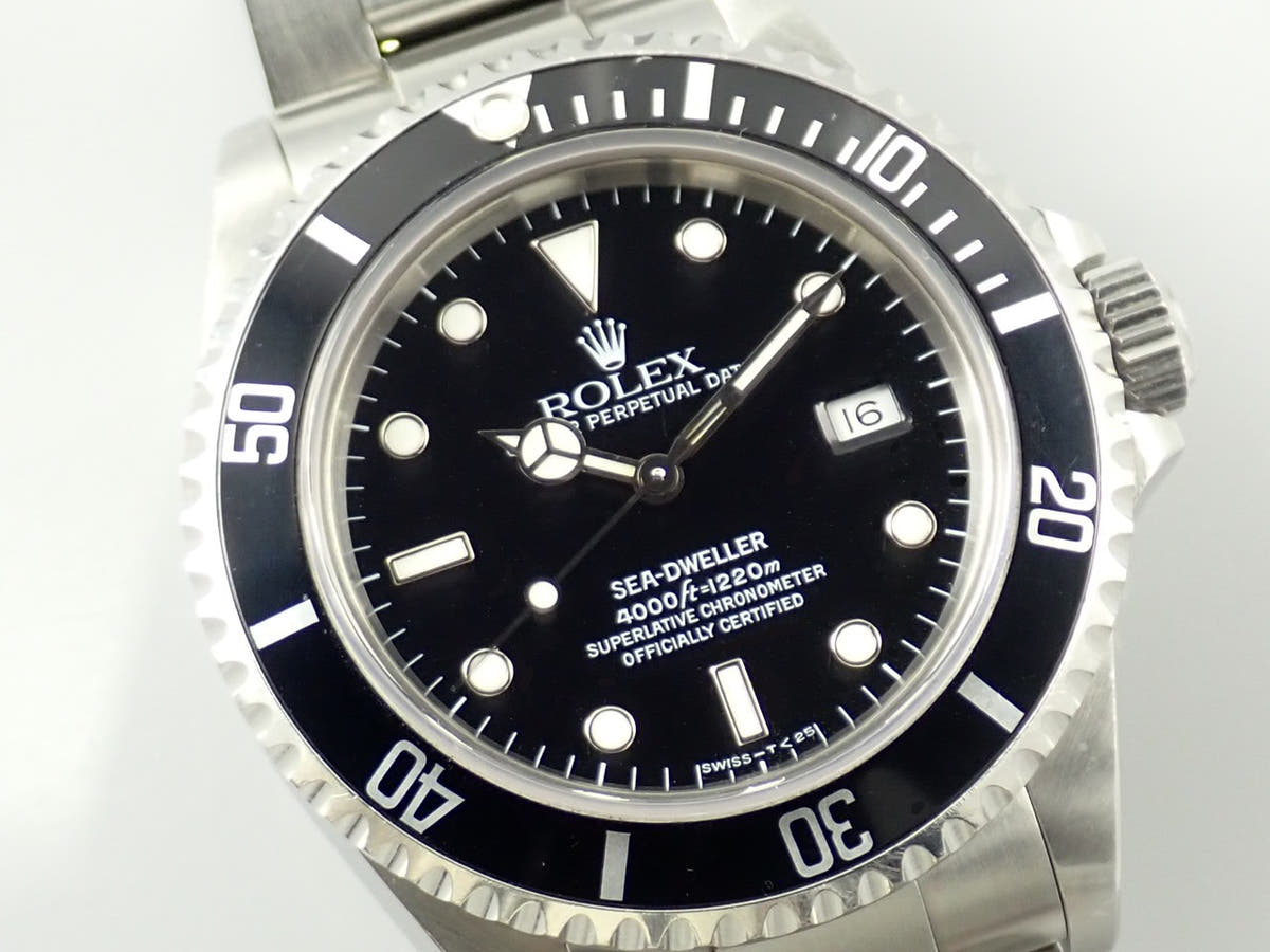 ロレックス シードゥエラー Ref.16600 ブラック文字盤 中古 5ZK10VW7