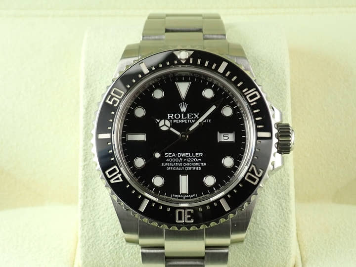 ロレックス シードゥエラー 4000 Ref.116600 ステンレススチール ブラック文字盤