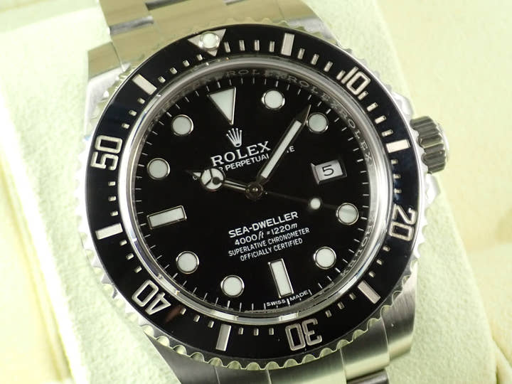 ロレックス シードゥエラー 4000 Ref.116600 ステンレススチール ブラック文字盤