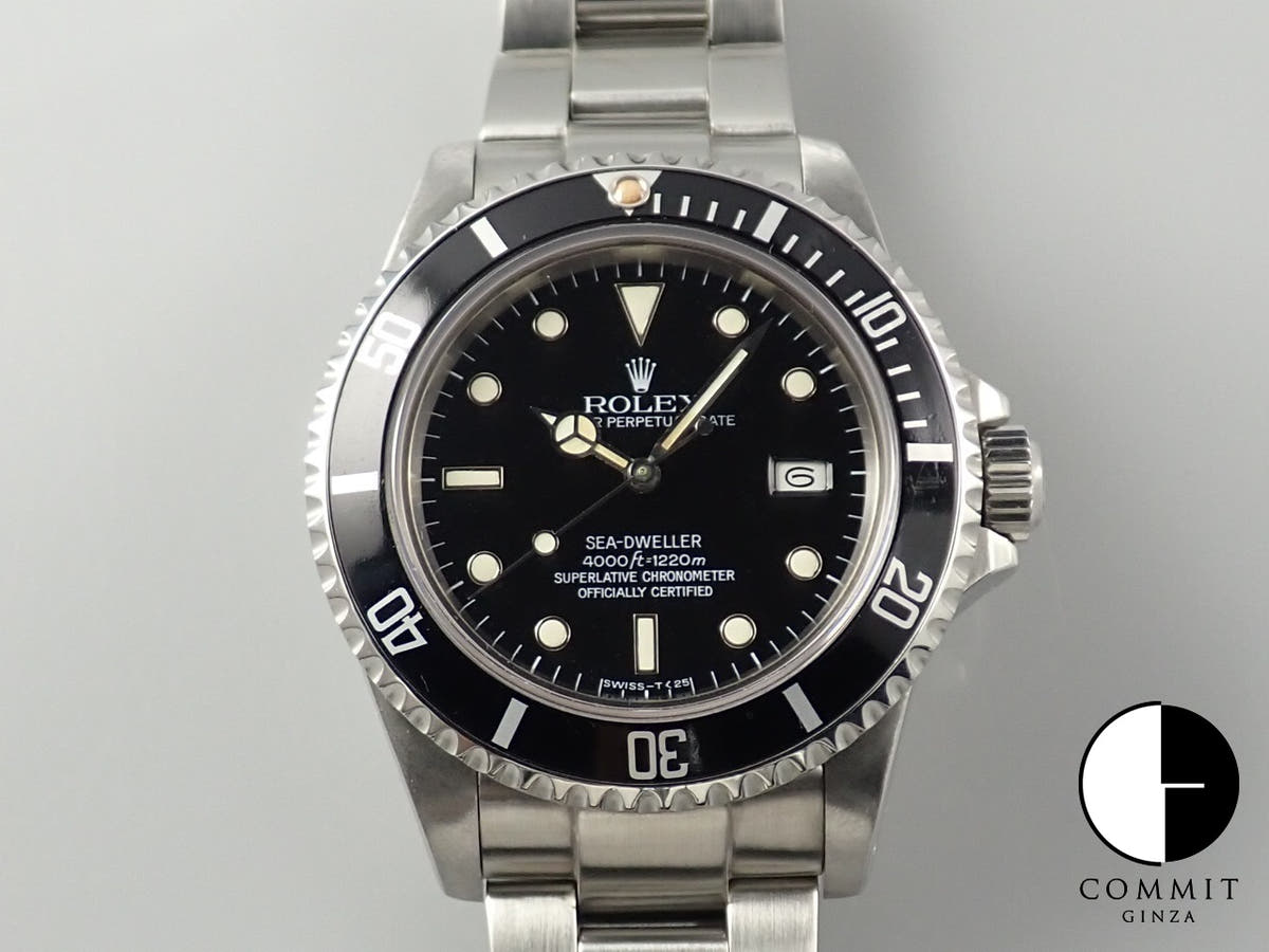 ロレックス シードゥエラー トリプルシックス Ref.16660 ブラック文字盤 中古 AH982630