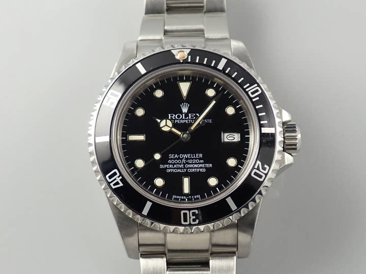 ロレックス シードゥエラー トリプルシックス Ref.16660 ステンレススチール ブラック文字盤