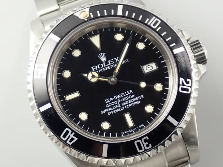 ロレックス シードゥエラー トリプルシックス Ref.16660 ステンレススチール ブラック文字盤