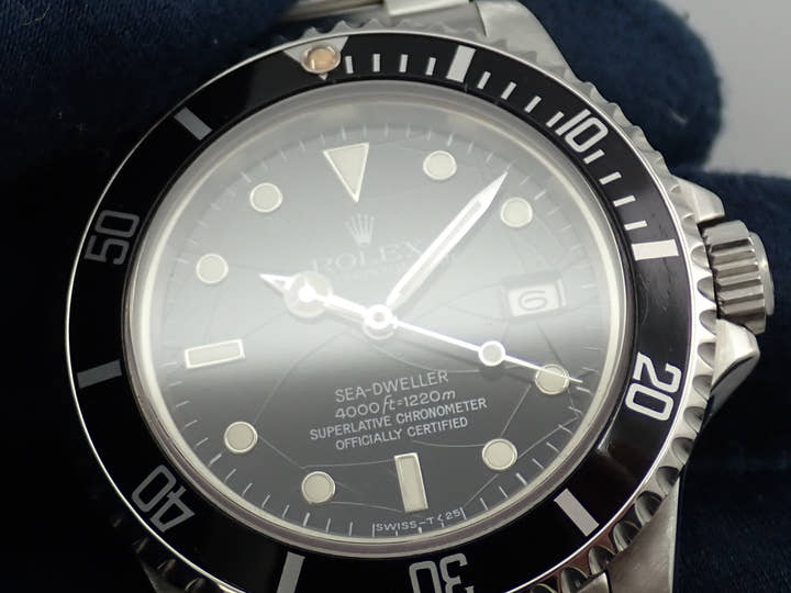 ロレックス シードゥエラー トリプルシックス Ref.16660 ステンレススチール ブラック文字盤