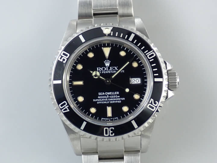 ロレックス シードゥエラー Ref.16600 ステンレススチール ブラック文字盤