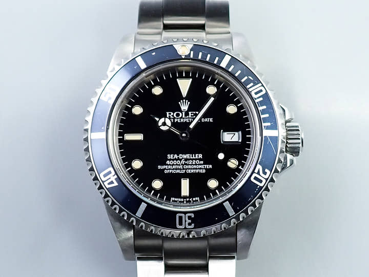ロレックス シードゥエラー トリプルシックス Ref.16660 ステンレススチール ブラック文字盤