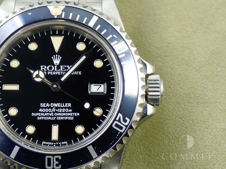 ロレックス シードゥエラー トリプルシックス Ref.16660 ステンレススチール ブラック文字盤