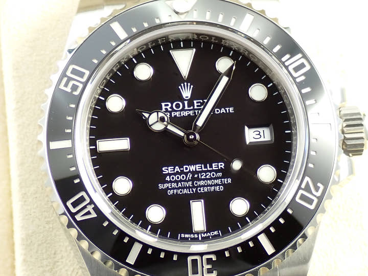 ロレックス シードゥエラー 4000 Ref.116600 ステンレススチール ブラック文字盤