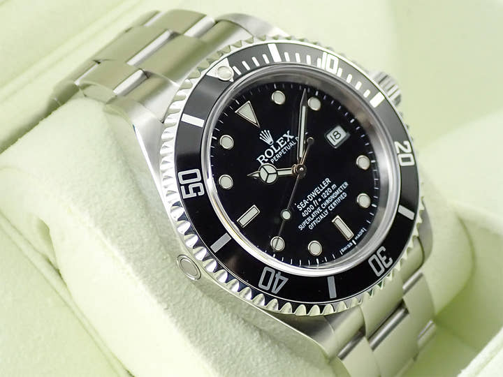 ロレックス シードゥエラー Ref.16600 ステンレススチール ブラック文字盤