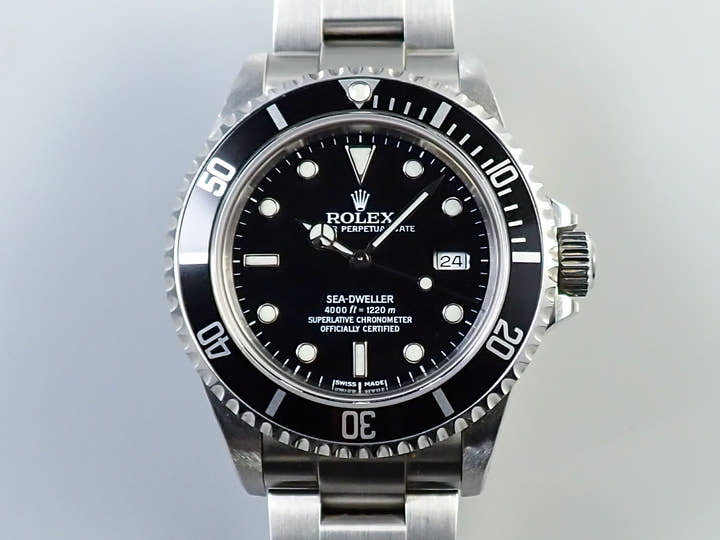 ロレックス シードゥエラー Ref.16600 ステンレススチール ブラック文字盤