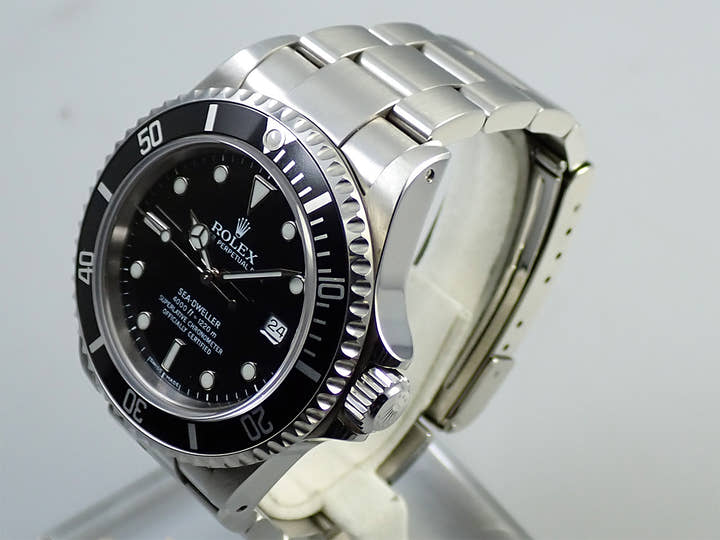 ロレックス シードゥエラー Ref.16600 ステンレススチール ブラック文字盤