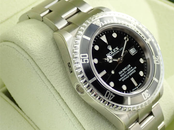 ロレックス シードゥエラー Ref.16600 ステンレススチール ブラック文字盤