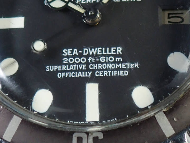 ロレックス シードゥエラー Ref.1665 ステンレススチール ブラック文字盤