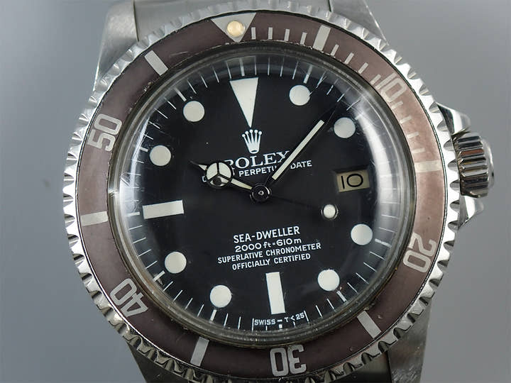 ロレックス シードゥエラー Ref.1665 ステンレススチール ブラック文字盤