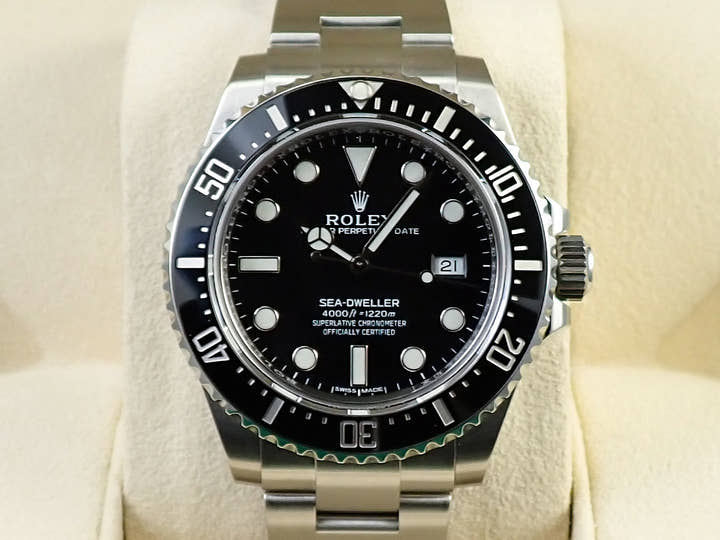 ロレックス シードゥエラー 4000 Ref.116600 ステンレススチール ブラック文字盤