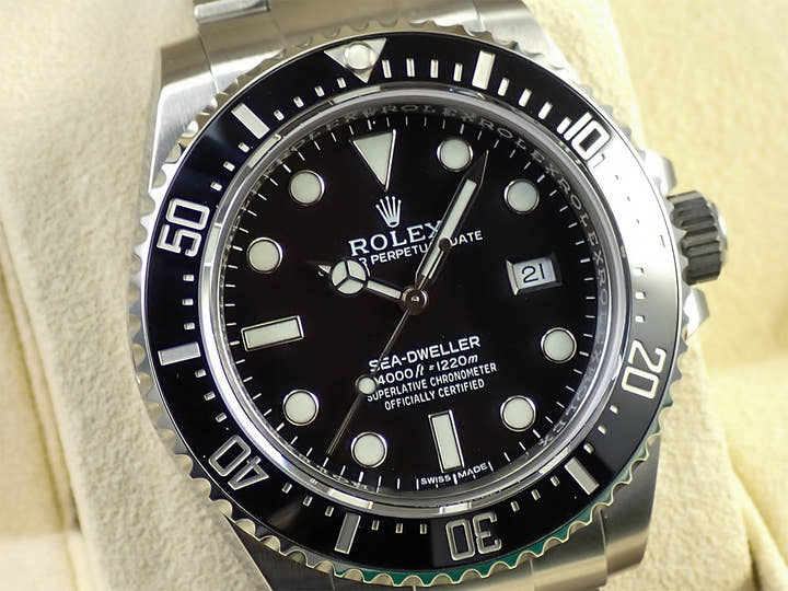 ロレックス シードゥエラー 4000 Ref.116600 ステンレススチール ブラック文字盤