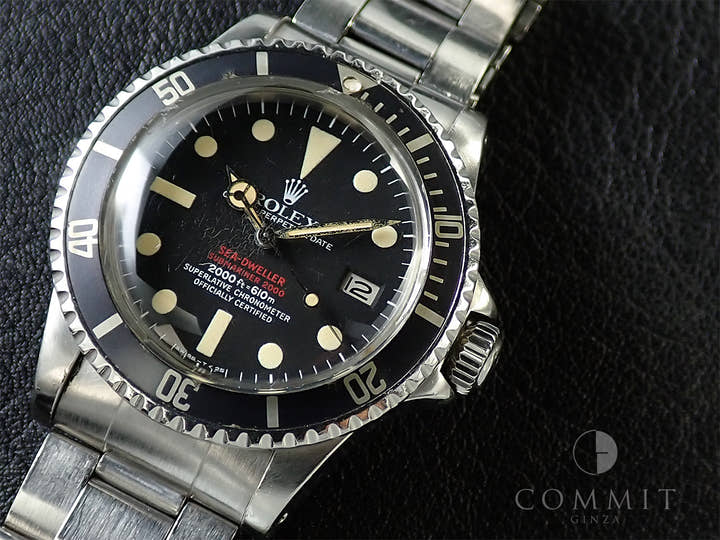 ロレックス シードゥエラー Ref.1665 ステンレススチール ブラック文字盤