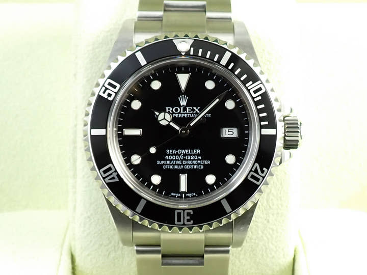 ロレックス シードゥエラー Ref.16600 ステンレススチール ブラック文字盤