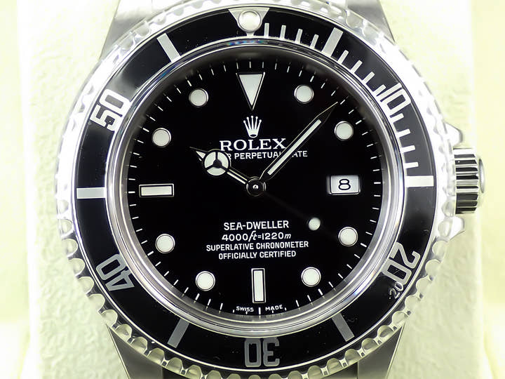 ロレックス シードゥエラー Ref.16600 ステンレススチール ブラック文字盤