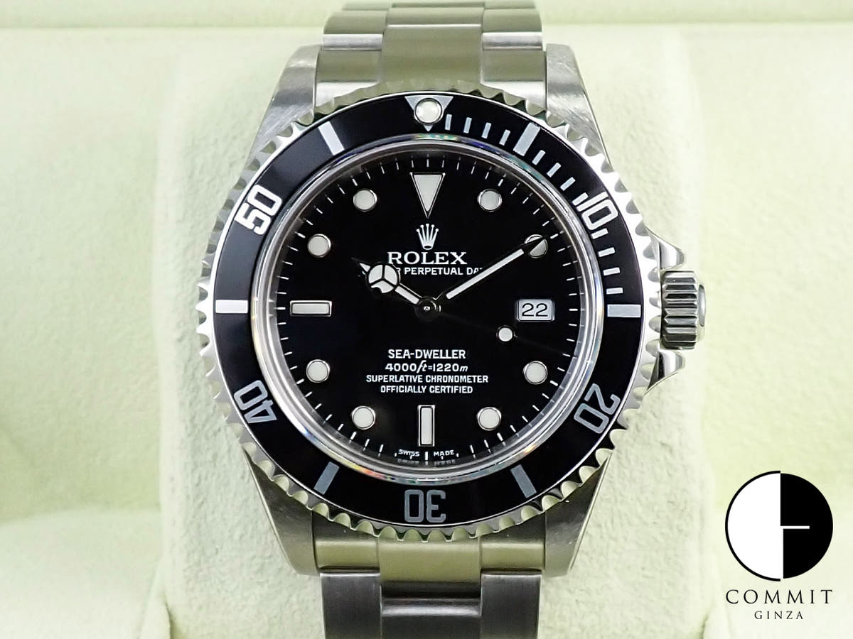 ロレックス シードゥエラー Ref.16600 ブラック文字盤 未使用 YFV3K0RW